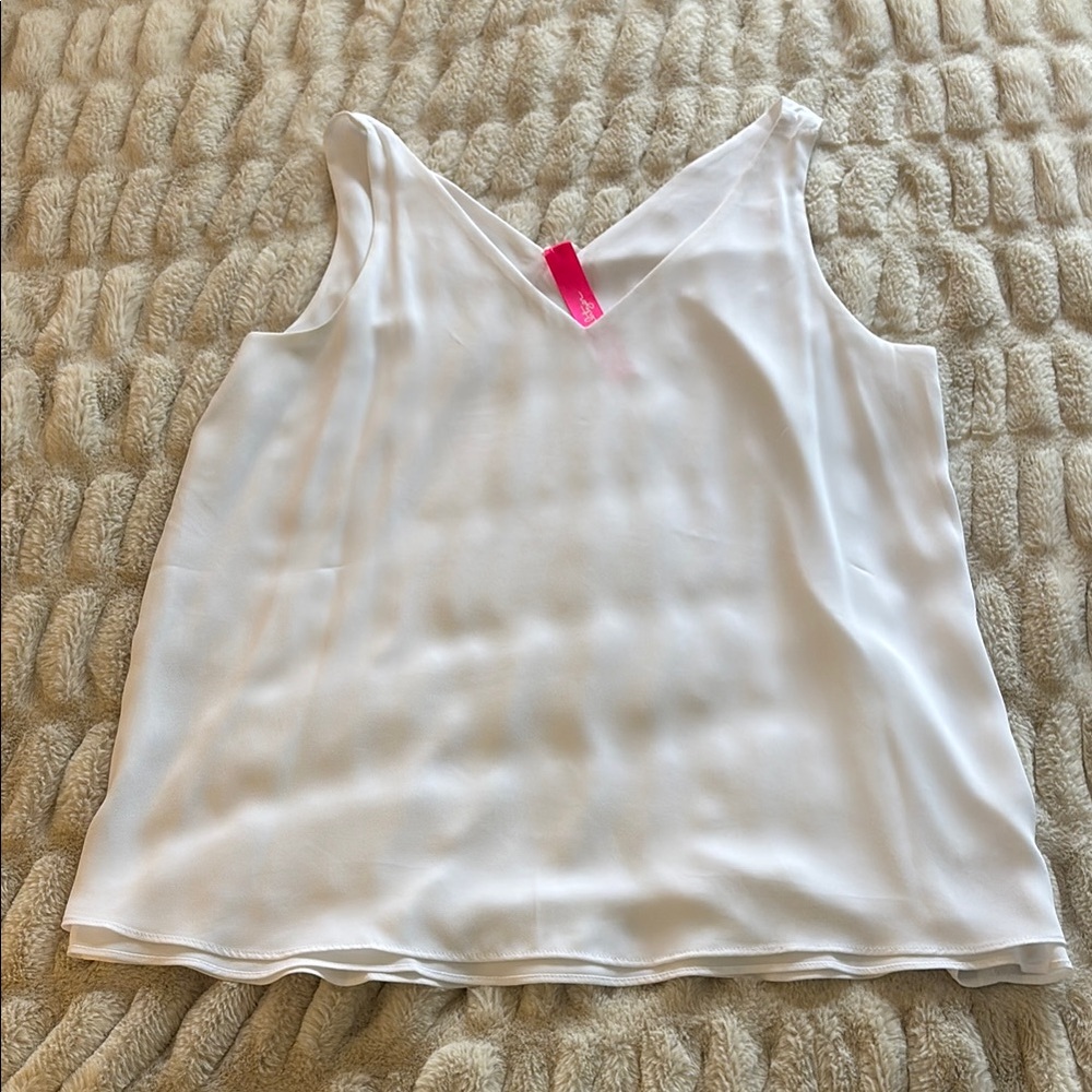 Lilly Pulitzer White Florin Top